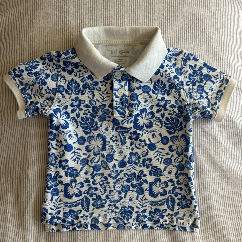 Gap x Disney organic cotton Mickey polo